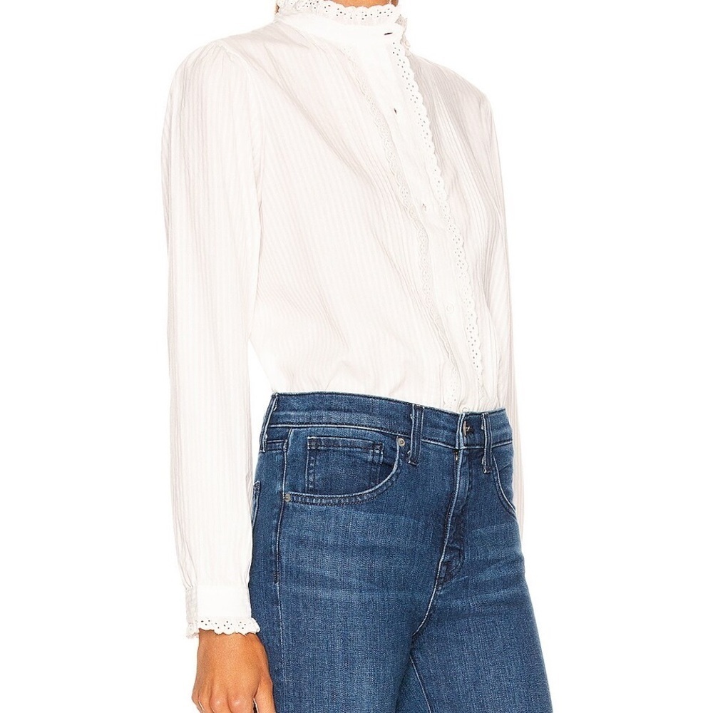 Nili Lotan White Button Down Thea Shirt - Picture 7 of 7